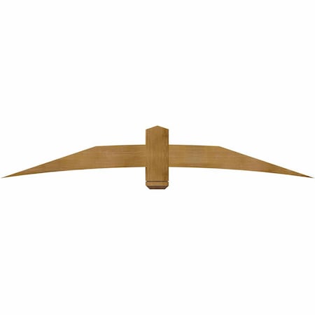 Ekena Millwork Bellingham Rough Sawn Timber Gable Bracket, Western Red Cedar, 84"W x 14"H x 6"D x 6"F, 4/12 Pitch GBW084X14X0606BEL00RWR